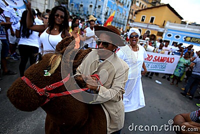 Cultural manifestation of bahia Editorial Stock Photo