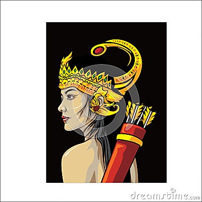 Culture from Javanese Indonesian vector design Vector Illustration