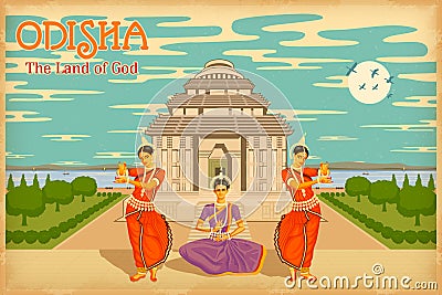 Culture of Odisha Vector Illustration