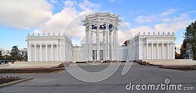 `Culture` Pavilion. All-Russian Exhibition Center. Moscow, Russia Editorial Stock Photo