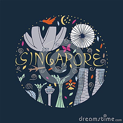 Culture of Singapore. Stock Photo