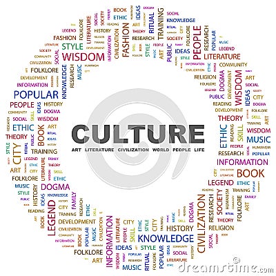 CULTURE Vector Illustration