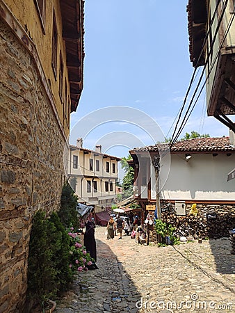 Cumalikizik Village in Bursa, Turkey Editorial Stock Photo