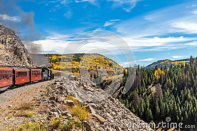Cumbres & Toltec Railroad Editorial Stock Photo