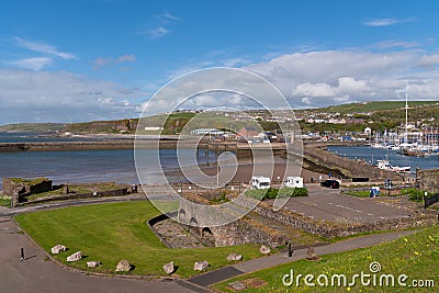 Cumbria coast town Whitehaven near the Lake District Stock Photo