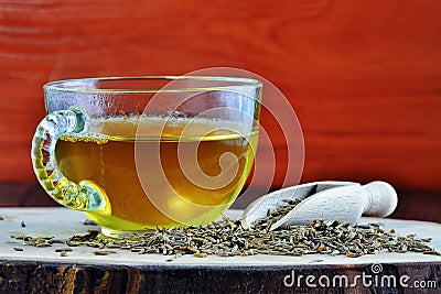 Cumin seed tea, jeera water for weight loss Stock Photo