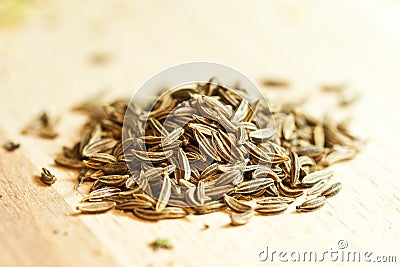 Cumin seeds Stock Photo