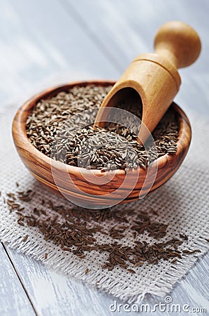 Cumin seeds Stock Photo