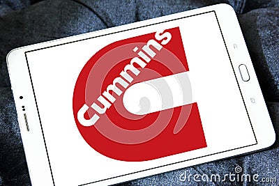 Cummins company logo Editorial Stock Photo