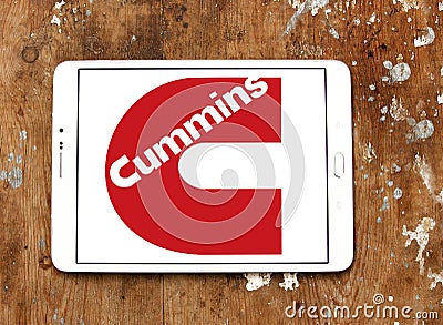 Cummins company logo Editorial Stock Photo