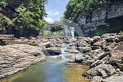 Cummins Falls Stock Photo