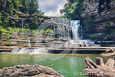 Cummins Falls In Cookeville, TN Stock Photo