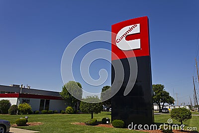 Cummins Inc. Indianapolis Location I Editorial Stock Photo