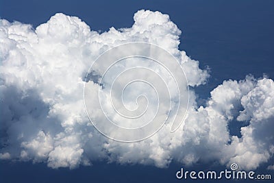 Cumulus cloud formation Stock Photo