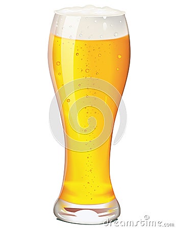 Cup of beer Vector Illustration