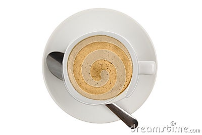 Cup of black coffe Stock Photo