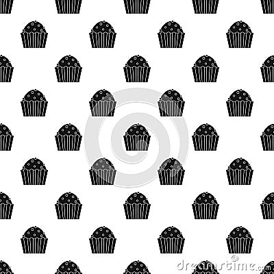 Cup cake pattern vector Vector Illustration