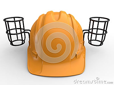 Cup/can refreshments holder hat Cartoon Illustration