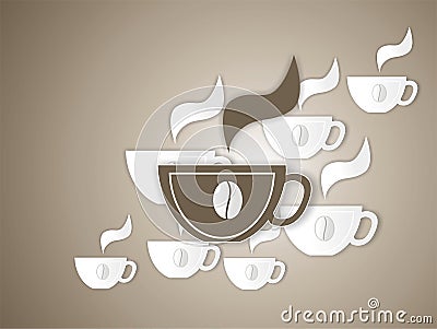 Cup of coffe illustration Cartoon Illustration