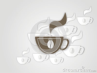 Cup of coffe illustration Cartoon Illustration