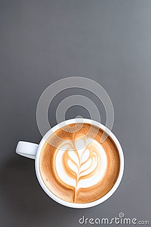 A cup of coffee cappuccino Stock Photo