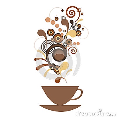 A cup of coffee with flavor Stock Photo