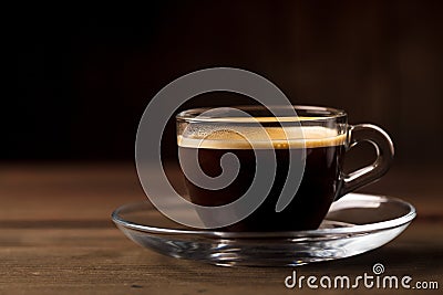 Cup of coffee with fume Stock Photo