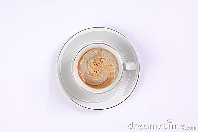 Cup of coffee made from fresh roasted coffee beans Stock Photo