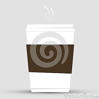 A cup of coffee Vector Illustration