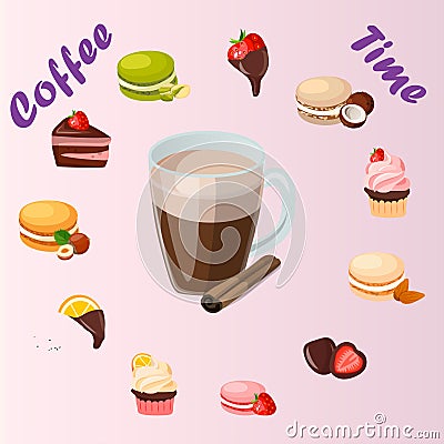 Cup of coffee Vector Illustration