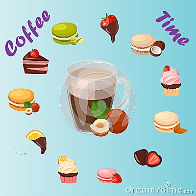 Cup of coffee Vector Illustration