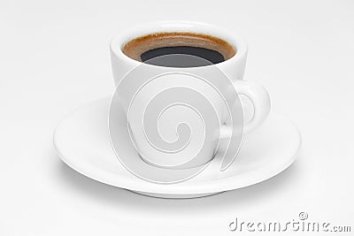 Cup of espresso Coffee Stock Photo