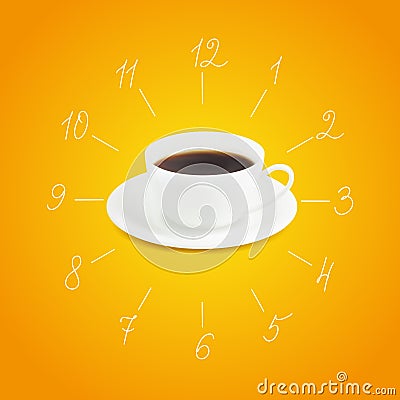 Cup of espresso Vector Illustration