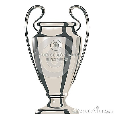 Cup of European Soccer Football Championship Vector Illustration