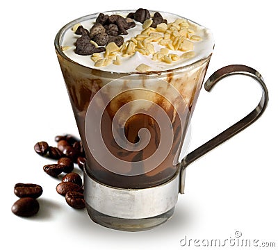 Cup of hot coffee Stock Photo