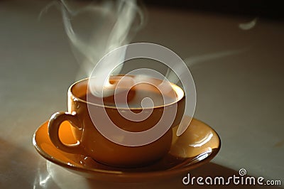 A cup of hot tea or coffee Stock Photo