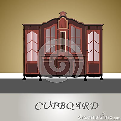 Cupboard icon Vector Illustration