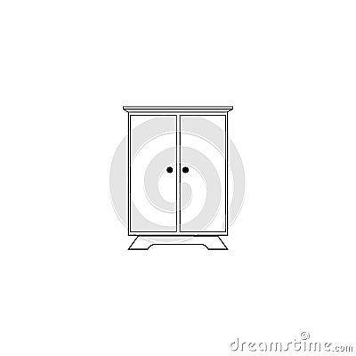 cupboard logo icon vector Stock Photo