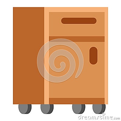 Cupboard vector illustration. Vector Illustration