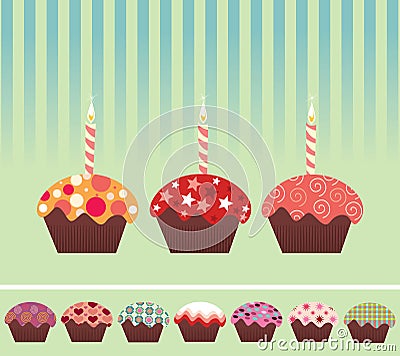 Cupcake Stock Photo