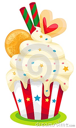 Cupcake Vector Illustration