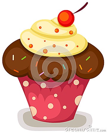 Cupcake Vector Illustration