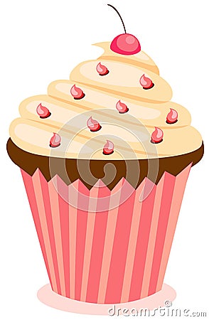 Cupcake Vector Illustration