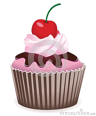 Cupcake Vector Illustration