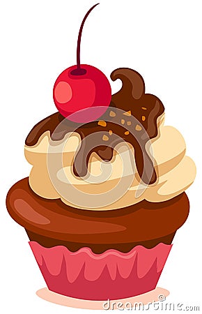 Cupcake Vector Illustration