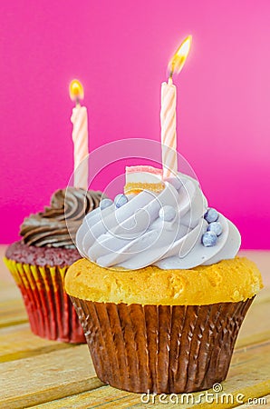 Cupcake Stock Photo