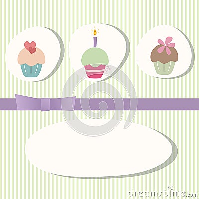 Cupcake Vector Illustration