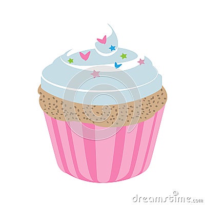 Cupcake ,dessert ,cake for coffee drink , Stock Photo