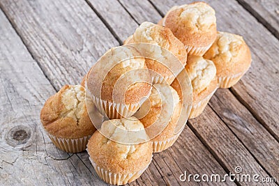 Cupcake pyramid Stock Photo