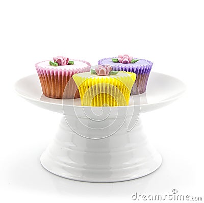 Cupcake selection Stock Photo